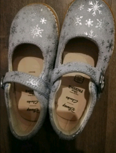 frozen clarks shoes